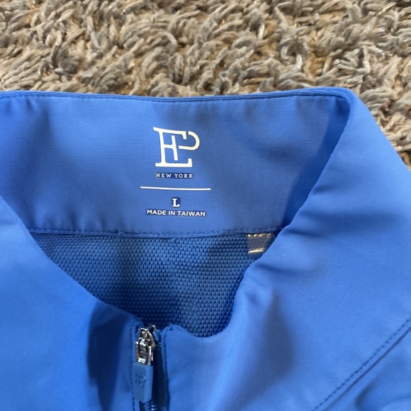 WOMEN'S EP NEW YORK 1/4 ZIP MOCK‎ POLO Spanish Bay SIZE Large L - Picture 3 of 5